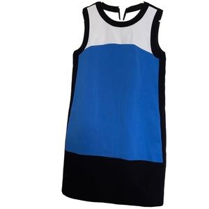 KATE SPADE MAYSIE COLOR BLOCK SHIFT DRESS sz 6.